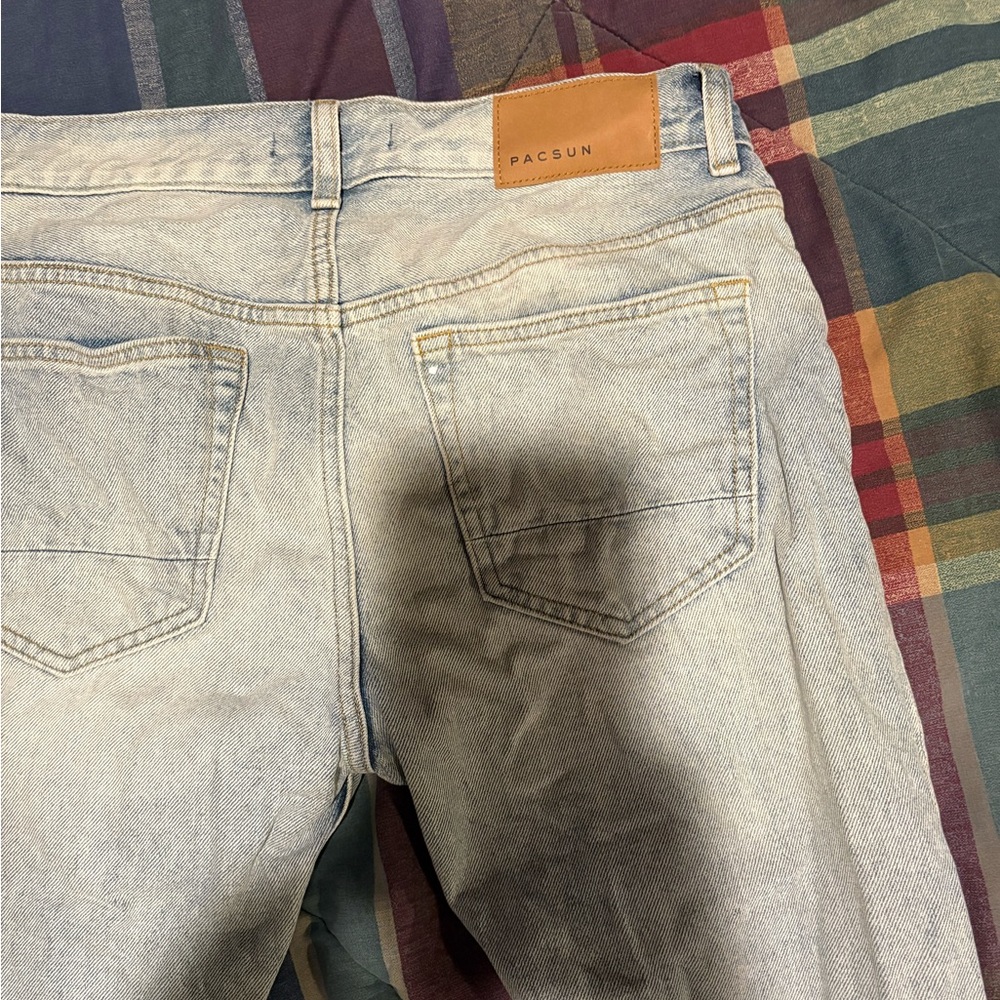 PacSun Blue Distressed Denim Jeans never worn